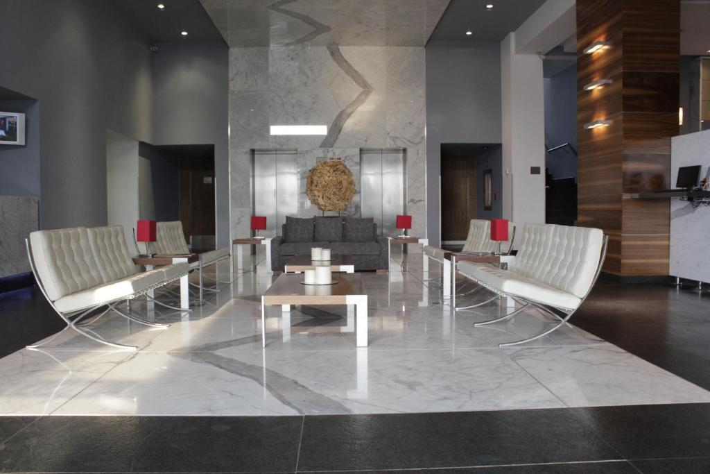 Miranda 克雷塔罗尊贵卡撒旅馆酒店 外观 照片 The lobby of the hotel